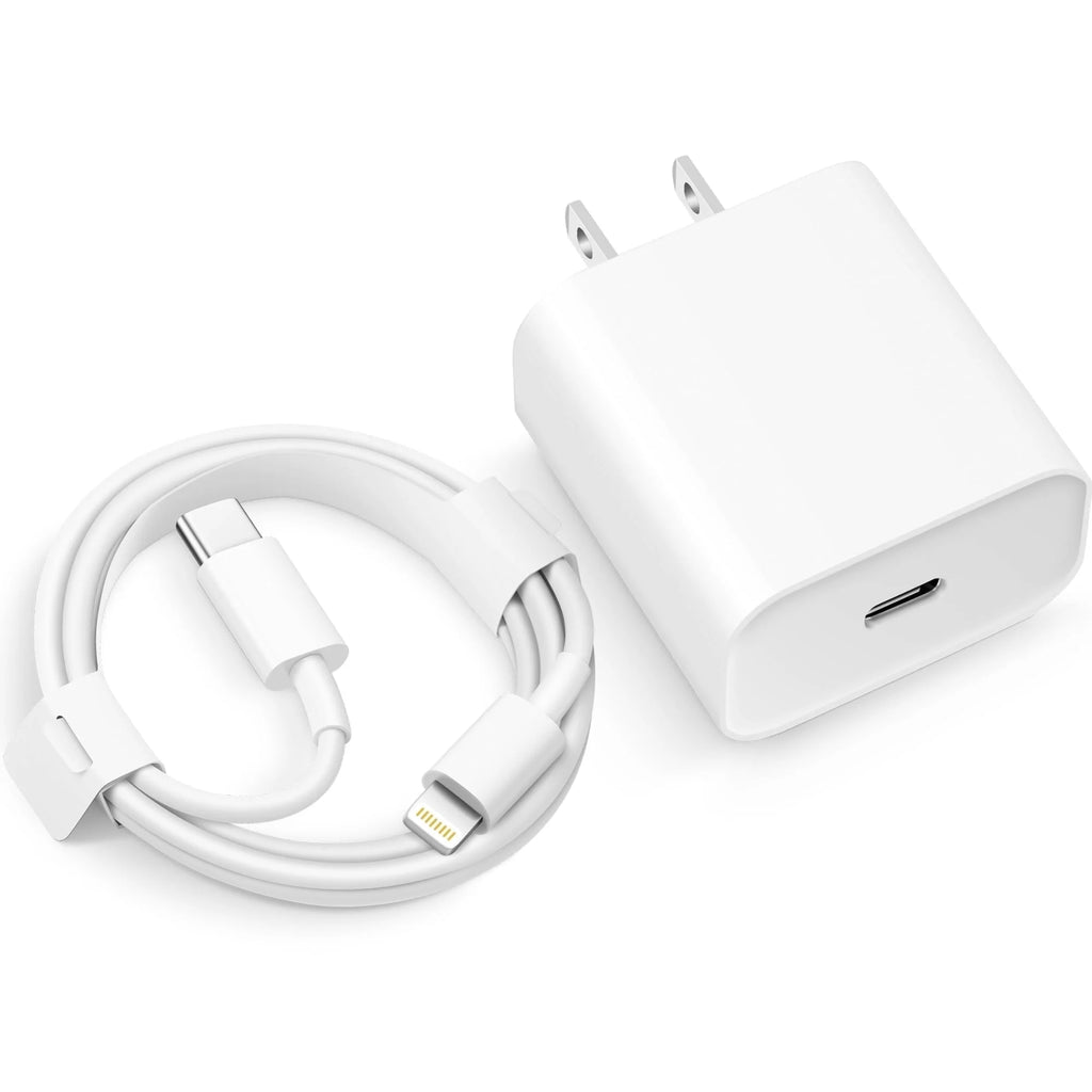 JUCDEKE 20W Fast Charger-Type C Power Wall Charger with 6FT Charging Cable Compatible with iPhone 14/13/13 Pro Max/12/12 Mini/12 Pro/12 Pro Max/11/11 Pro